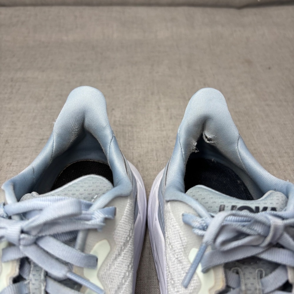 Hoka Arahi 6 Running Shoes Harbor Mist Celery Grey Orange Stability Women's 7.5 - Picture 6 of 12